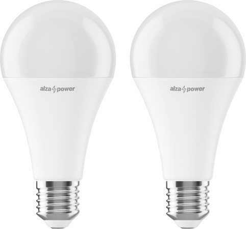 Alza Power LED 18–115W, E27, 2700K,  3db LED izzó