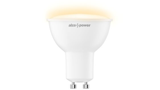LED žiarovka Alza Power LED 8 – 55 W, GU10, 2700K, set 2 ks