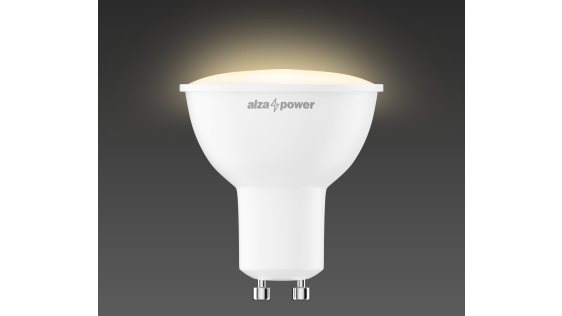 LED žiarovka Alza Power LED 8 – 55 W, GU10, 2700K, set 2 ks