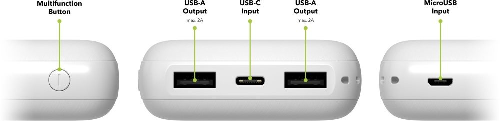 AlzaPower Onyx 20000mAh USB-C
