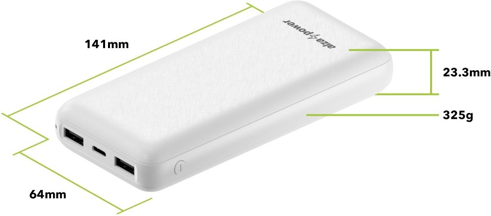 AlzaPower Onyx 20000mAh USB-C