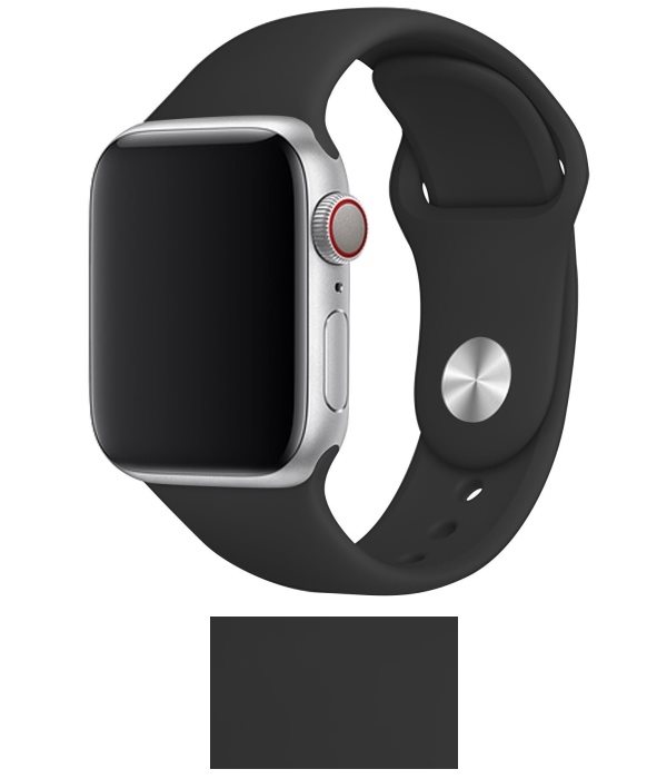 Eternico Essential Solid Black pro Apple Watch