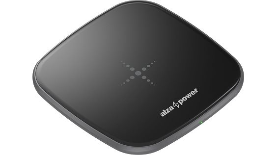 AlzaPower WC150 Premium Wireless Fast Charger 15W black