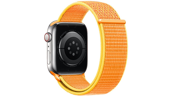 Eternico Airy für Apple Watch 38mm / 40mm / 41mm Karotte Orange und Gelb Rand Eternico Airy für Apple Watch 38mm / 40mm / 41mm Karotte Orange und Gelb Rand