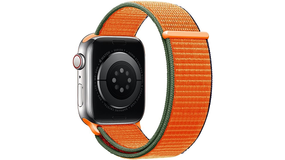 Eternico Airy for Apple Watch 42mm / 44mm / 45mm Coral Orange and Brown Edge Eternico Airy for Apple Watch 42mm / 44mm / 45mm Coral Orange and Brown Edge