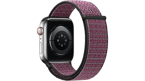 Eternico Airy für Apple Watch 38mm / 40mm / 41mm Fig Lila und Schwarz Rand 