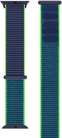 Eternico Airy für Apple Watch 42mm / 44mm / 45mm Nachtblau und Grüner Rand Eternico Airy für Apple Watch 42mm / 44mm / 45mm Nachtblau und Grüner Rand