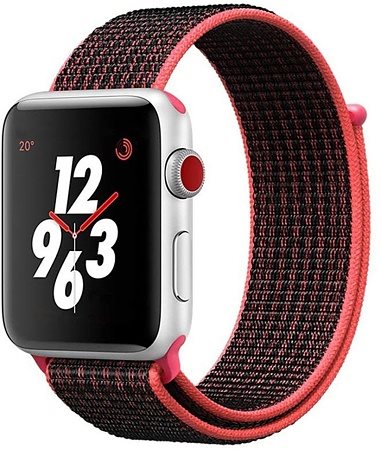 Eternico Airy pro Apple Watch 38mm / 40mm / 41mm Rustic Red and Red Edge
