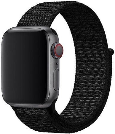 Eternico Airy für Apple Watch 38mm / 40mm / 41mm Solid Schwarz