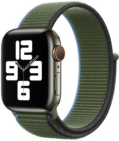 Eternico Airy für Apple Watch 38mm / 40mm / 41mm Ebenholzgrün