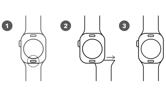 Eternico Airy für Apple Watch 38mm / 40mm / 41mm Ebenholzgrün