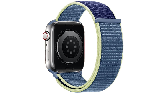 Eternico Airy für Apple Watch 42mm / 44mm / 45mm Aura Blau und Gold Edge