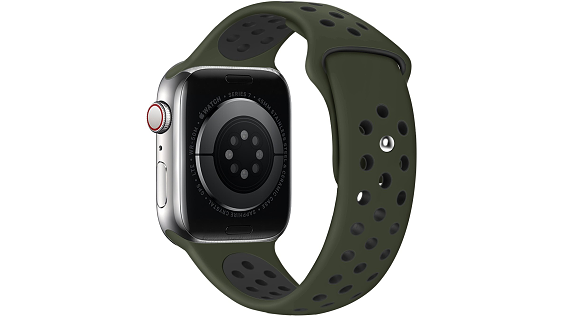 Eternico Sporty for Apple Watch 42mm / 44mm / 45mm Pure Black and Khaki Eternico Sporty for Apple Watch 42mm / 44mm / 45mm Pure Black and Khaki