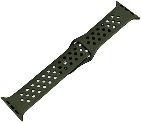 Eternico Sporty for Apple Watch 42mm / 44mm / 45mm Pure Black and Khaki Eternico Sporty for Apple Watch 42mm / 44mm / 45mm Pure Black and Khaki