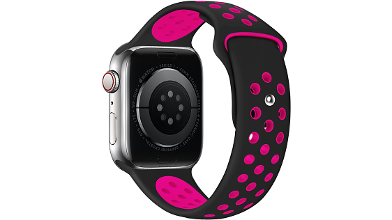 Eternico Sporty für Apple Watch 38mm / 40mm / 41mm Vibrant Pink und Schwarz Eternico Sporty für Apple Watch 38mm / 40mm / 41mm Vibrant Pink und Schwarz
