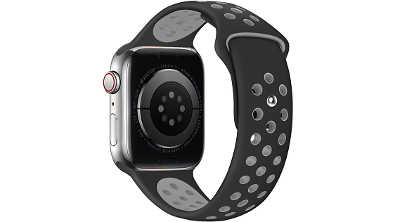 Eternico Sporty for Apple Watch 42mm/44mm/45mm Elephant Grey and Black Eternico Sporty for Apple Watch 42mm/44mm/45mm Elephant Grey and Black
