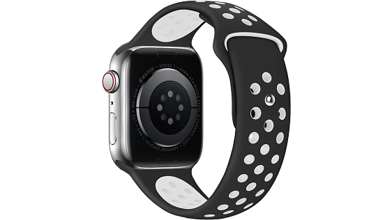 Eternico Sporty for Apple Watch 38mm / 40mm / 41mm Pure White and Black Eternico Sporty for Apple Watch 38mm / 40mm / 41mm Pure White and Black
