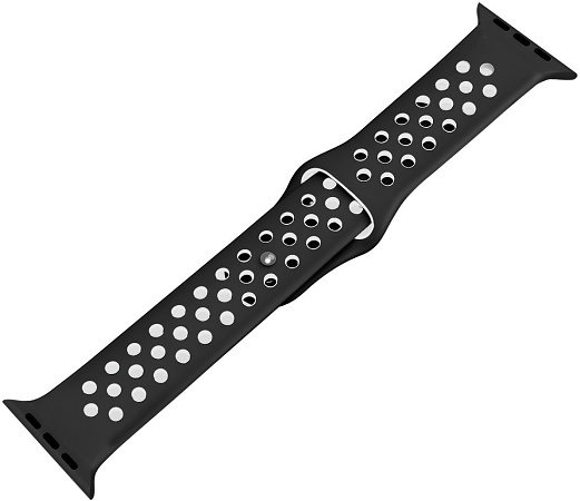 Eternico Sporty for Apple Watch 38mm / 40mm / 41mm Pure White and Black Eternico Sporty for Apple Watch 38mm / 40mm / 41mm Pure White and Black