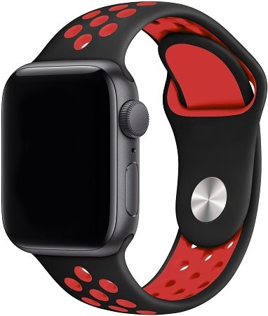 Eternico Sporty für Apple Watch 42mm / 44mm / 45mm Cool Lava und Schwarz Eternico Sporty für Apple Watch 42mm / 44mm / 45mm Cool Lava und Schwarz