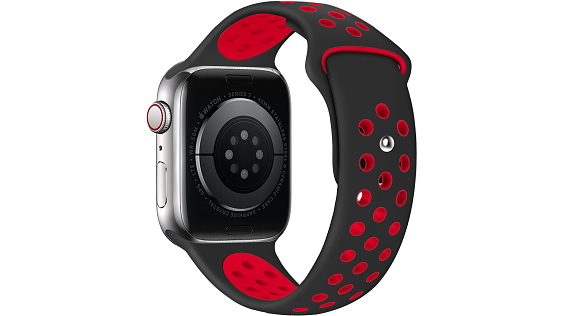Eternico Sporty für Apple Watch 42mm / 44mm / 45mm Cool Lava und Schwarz Eternico Sporty für Apple Watch 42mm / 44mm / 45mm Cool Lava und Schwarz
