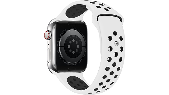 Eternico Sporty for Apple Watch 42mm / 44mm / 45mm Dark Gray and White Eternico Sporty for Apple Watch 42mm / 44mm / 45mm Dark Gray and White