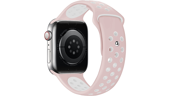 Eternico Sporty für Apple Watch 38mm / 40mm / 41mm / 42mm Cloud Weiß und Rosa