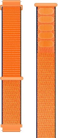 Eternico Airy Universal Quick Release 20mm Coral Orange and Brown Edge Eternico Airy Universal Quick Release 20mm Coral Orange and Brown Edge
