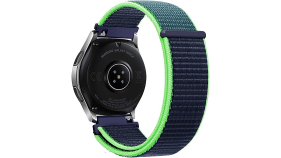 Eternico Airy Universal Quick Release 20mm Night Blue and Green Edge Eternico Airy Universal Quick Release 20mm Night Blue and Green Edge