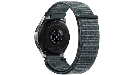 Eternico Airy Universal Quick Release 20mm ​Elephant Gray and Black Edge