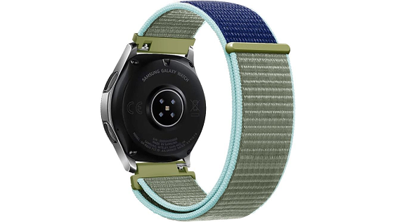 Eternico Airy Universal Quick Release 22mm ​Dark Blue and Green Edge