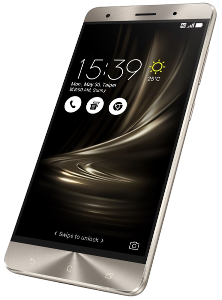 Přední strana Přední strana telefonu ASUS ZenFone 3 Deluxe