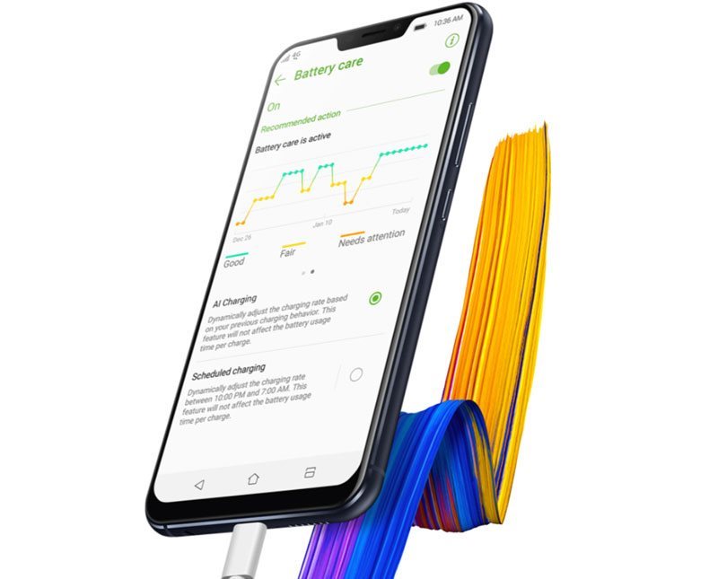 Nabíjení Mobilní telefon ASUS Zenfone 5z ZS620KL, nabíjení