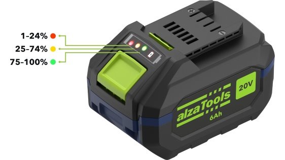 Akumulátor AlzaTools 60LBP20V BatteryONE 20V Akumulátor AlzaTools 60LBP20V BatteryONE 20V