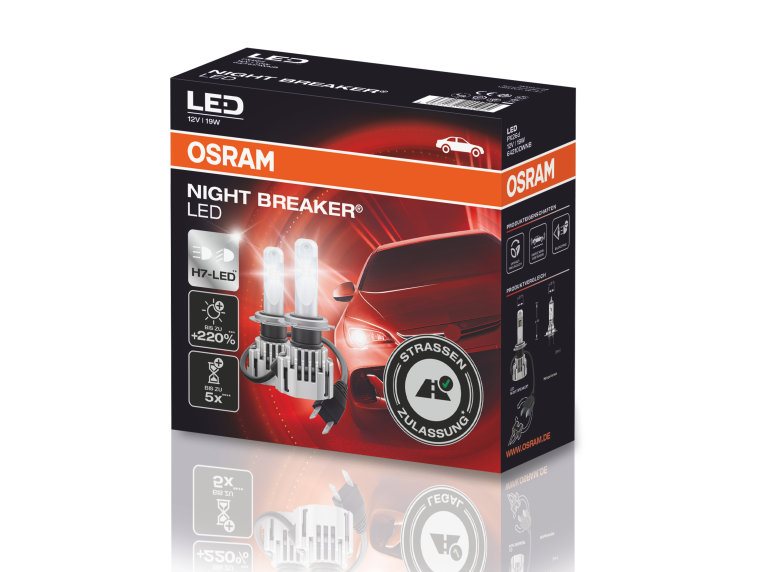 Osram Night Breaker H7 LED - Fiat 500 C E3