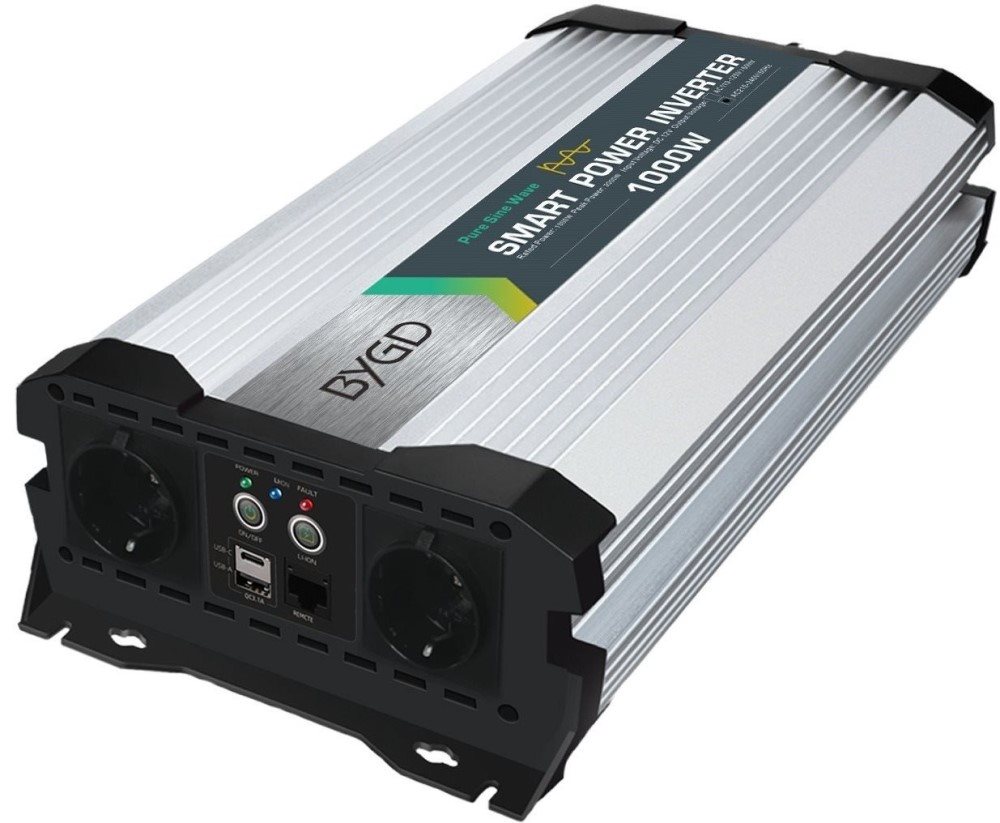 Měnič napětí BYGD SW 1000 12 V na 230 V