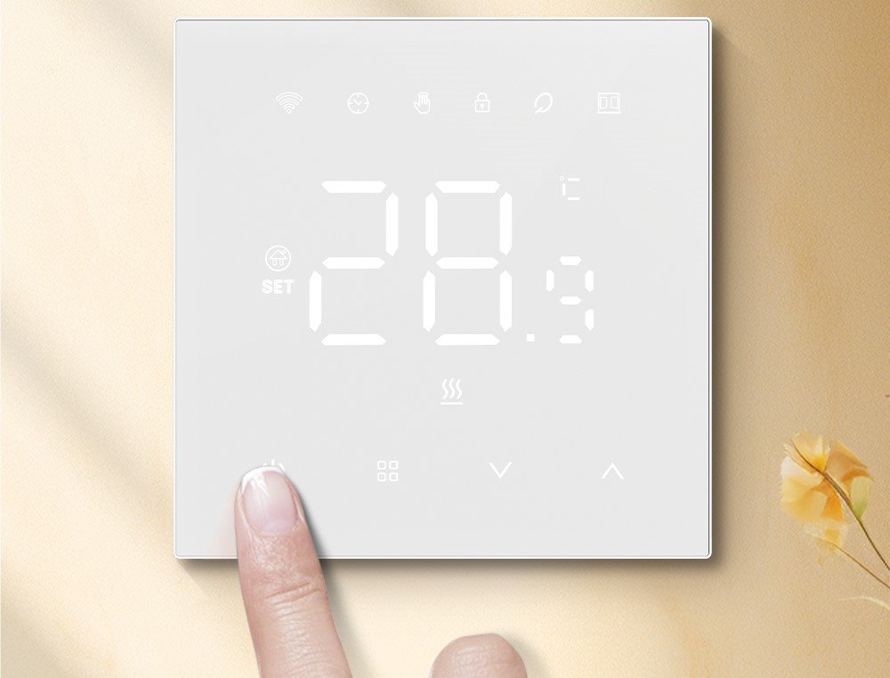 Šikovný termostat AVATTO WT410-16A-W Wifi for Eletric Heating