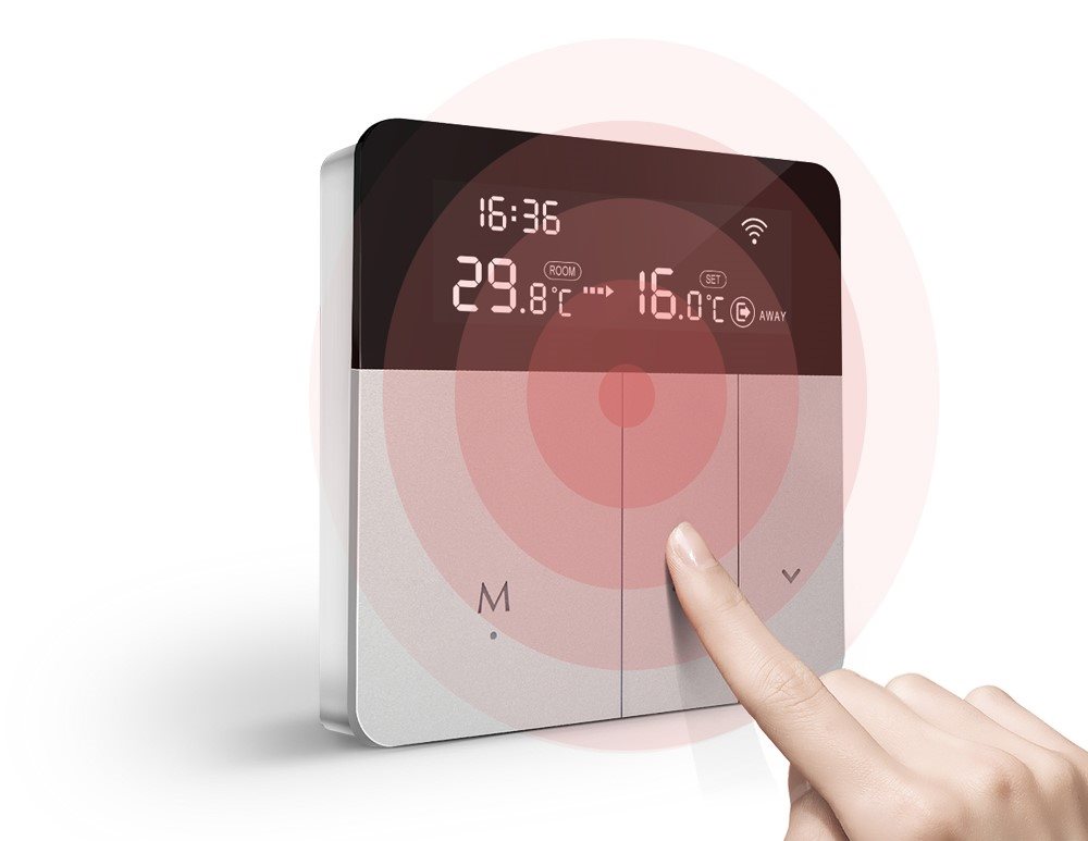 Intelligenter Thermostat AVATTO WT500-16A Wifi für elektrische Heizung