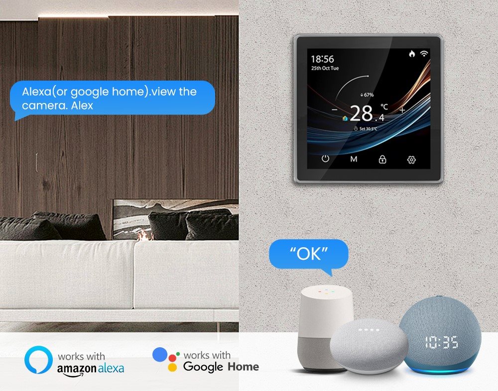 Intelligenter Thermostat AVATTO WT500-WH-3A Wifi für die Warmwasserbereitung