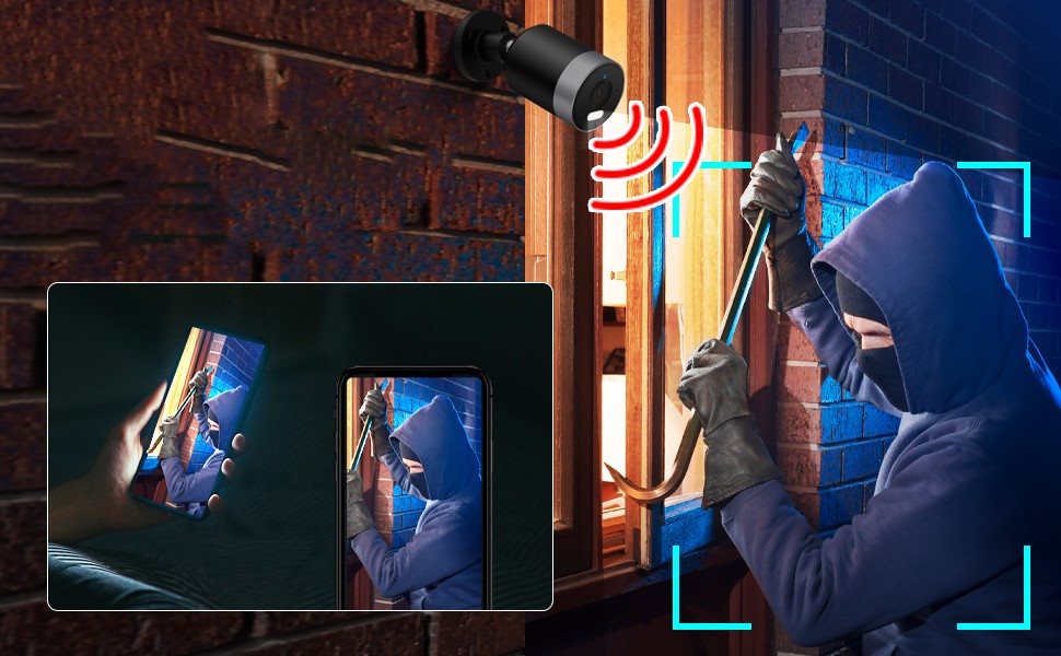 IP-Kamera ARENTI 4MP Outdoor 5G Wi-Fi Starlight Bullet-Kamera