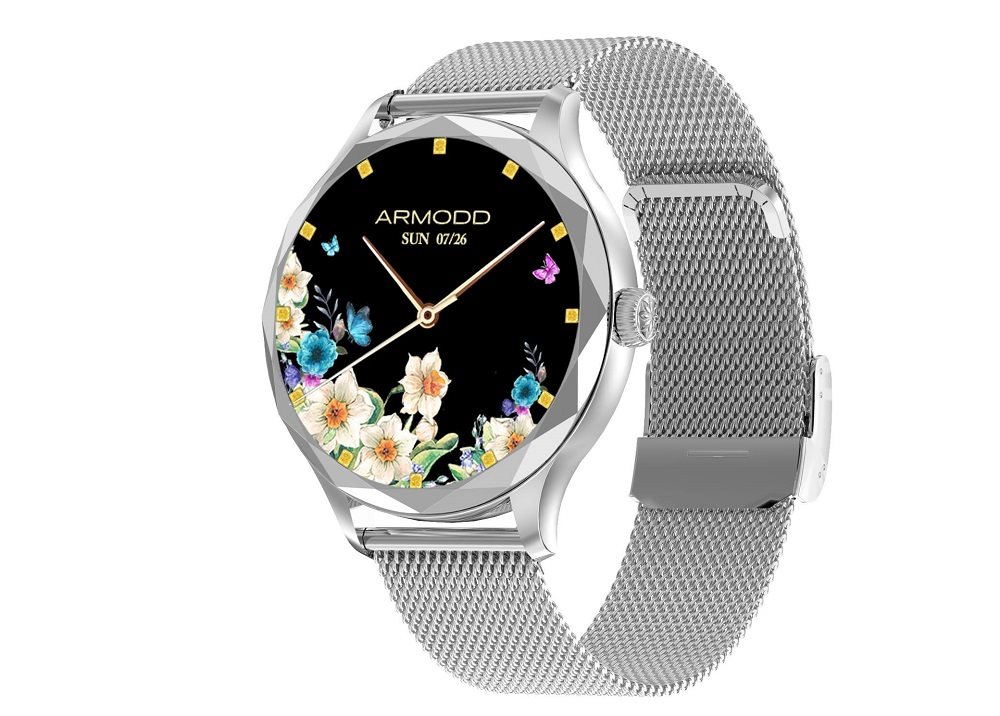 Inteligentné hodinky ARMODD Candywatch Diamond 3 strieborná