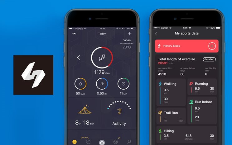 Mobilní aplikace HitFit Pro Chytré hodinky ARMODD Slowatch šedá
