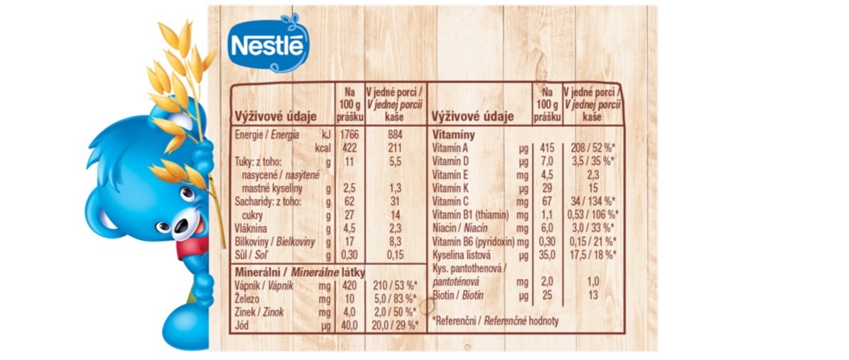 Mléčná kaše NESTLÉ NATURE’S SELECTION
