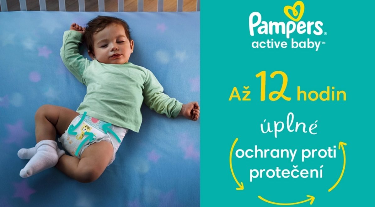 Jednorazové plienky PAMPERS Active Baby