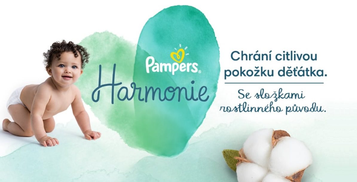 Detské plienky PAMPERS Harmónia veľ. 4 (160 ks)