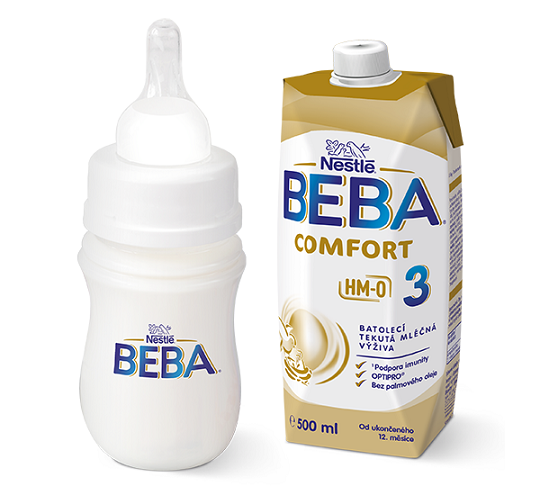 Tekuté batolecí mléko Beba Comfort 3 HM-O BEBA COMFORT 3 HM-O