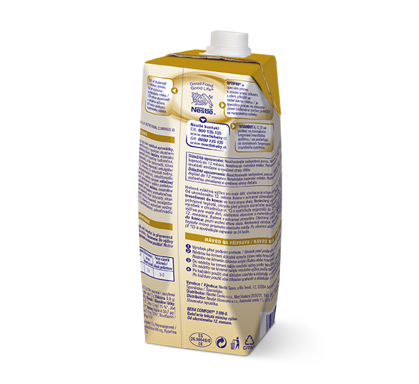 Tekuté batolecí mléko Beba Comfort 3 HM-O BEBA COMFORT 3 HM-O