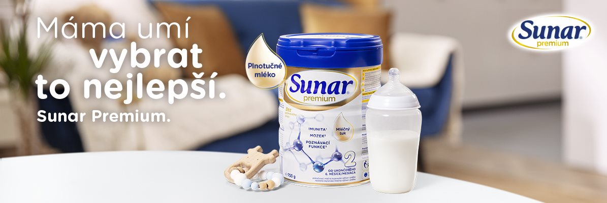 Kojenecké mléko Sunar Premium 1