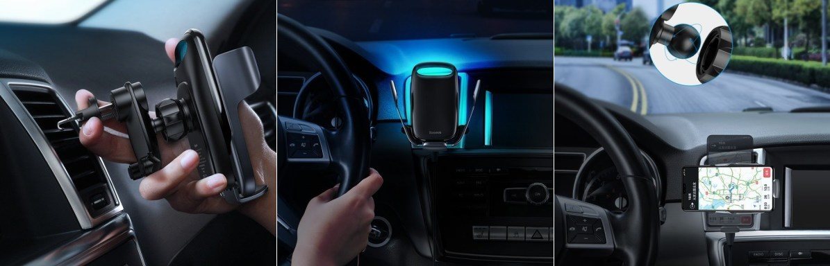 Baseus Milky Way Electric Bracket vezeték nélküli töltő