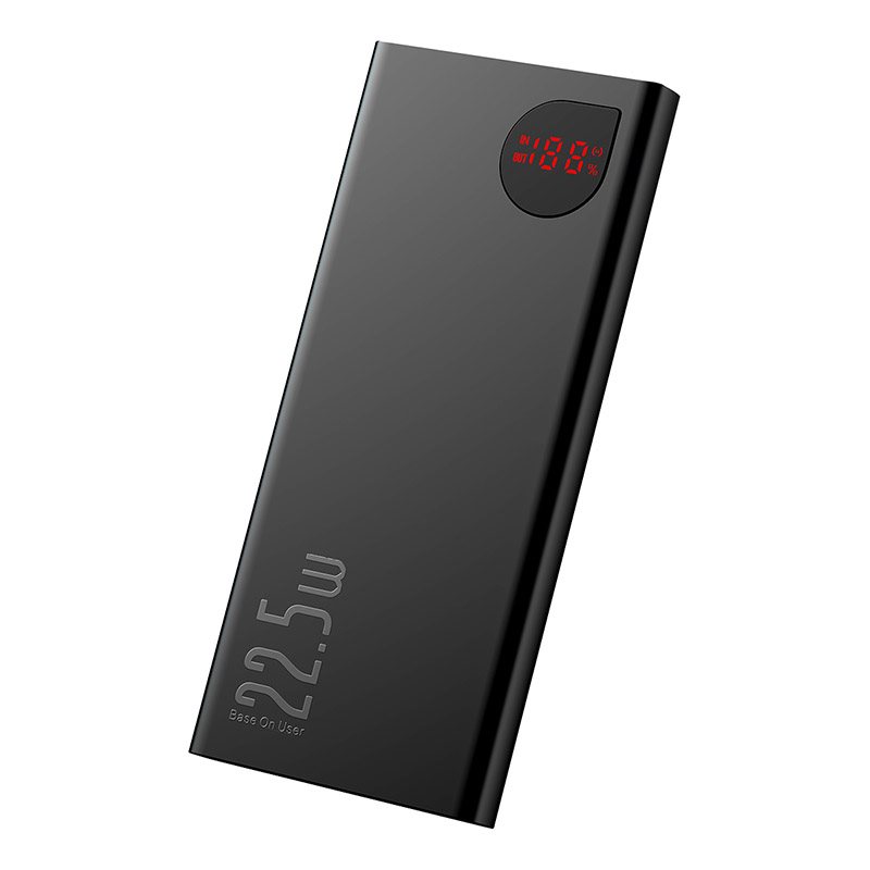 Powerbank Baseus Adaman Metal Digital Display Quick Charge 10000mAh 22.5W Black