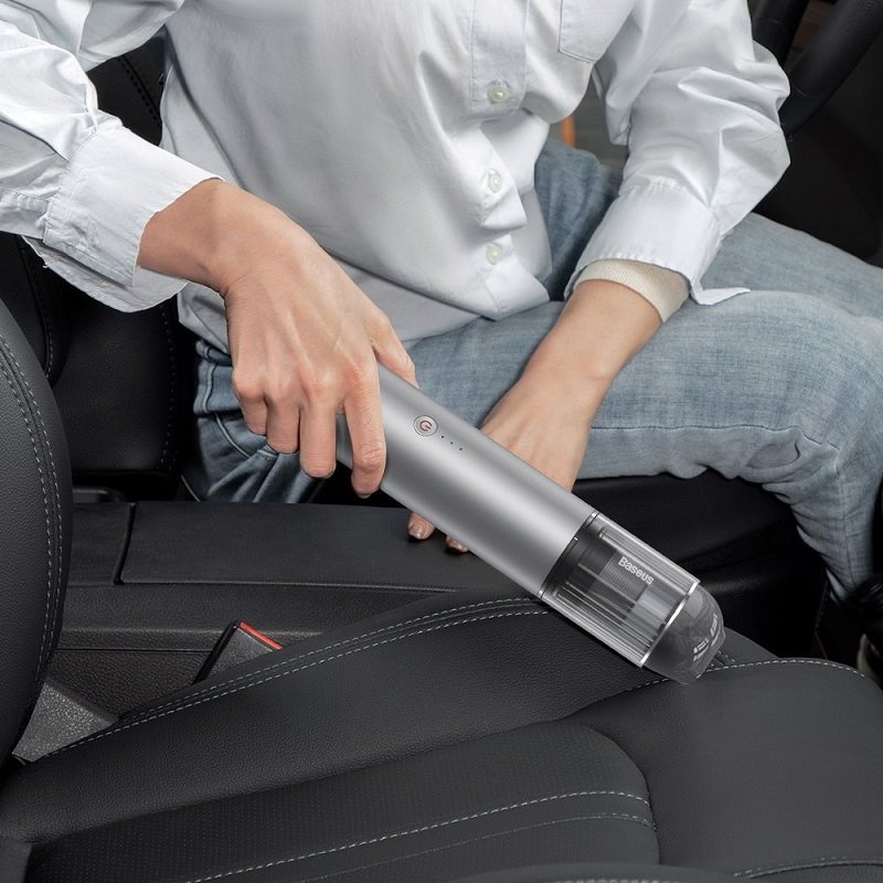 Baseus A3 Car Vacuum Cleaner(15000pa)Silver Aku